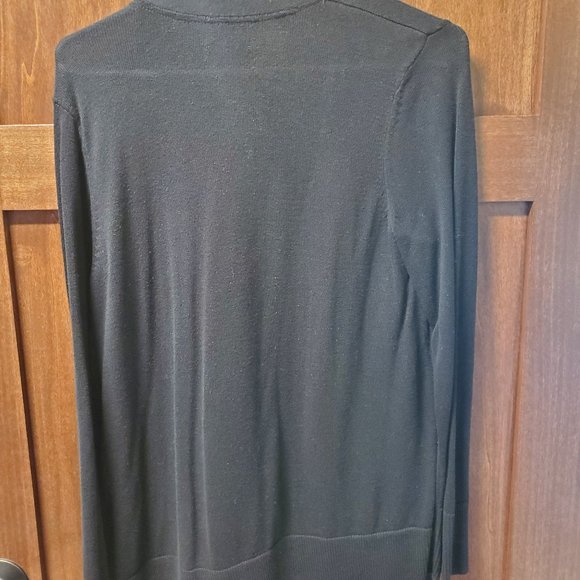 Like New Croft & Barrow Women's Black Cardigan in Small - Picture 4 of 5